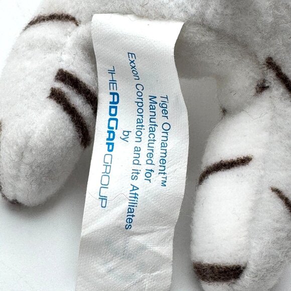 Set Of 3 Tiger Christmas Ornaments AdGap Polyester Fiber & Plastic Pellets Plush - Picture 5 of 7